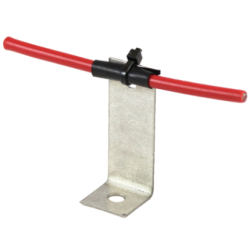 Kidde ACA-BL05SS-100 Alarmline II 50mm Stainless Steel "L" Bracket c/w Silicon Sleeve - Pack of 100