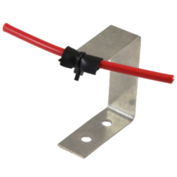 Kidde ACA-BU06SS-100 Alarmline II Stainless Steel "U" Bracket c/w Silicon Sleeve - Pack of 100