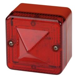 E2S L101XAC115BR/R Xenon Beacon - 115V AC - Red Body Red Lens