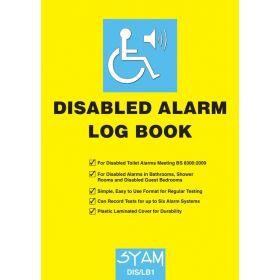 Disabled Toilet Alarm Log Book - SYAM DIS/LB1