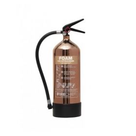 Firechief 1818 Polished Copper 6 Litre Foam Fire Extinguisher - FPF6/CO