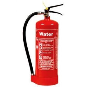 Thomas Glover 9910/00 6 Ltr Water Fire Extinguisher - Spray Type (Supply With Water Extinguisher ID Sign (+ 1.50) )