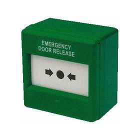 Fulleon Green Emergency Door Release Call Point - 240V Rated CXM-CO-G-G-BB
