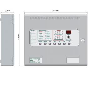 Kentec KA11080F2 Sigma CP-A Alarmsense 8 Zone Fire Alarm Control Panel - Two Wire - Flush Mounted