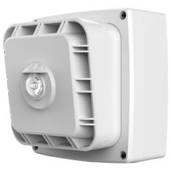 Zeta 10-033 Wi-Fyre Wireless Sounder & Visual Indicator c/w Batteries - White