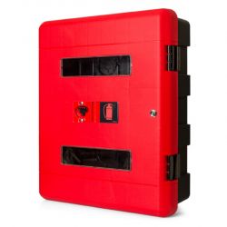 Firechief Double Fire Extinguisher Cabinet With Key Lock - 106-1158