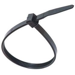 Patol 700-600 Black Nylon Cable Ties for Clips & Fixings 200mm (Pack of 100)