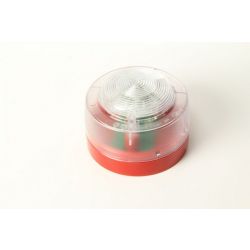 Notifier CWST-RW-S6 EN54-23 Flashing Beacon - Conventional Clear Lens & Red Body - With First Fix Option