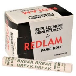 Redlam Panic Bolt Spare Ceramtube - Box of 20 Ceramic Tubes - 46/57050