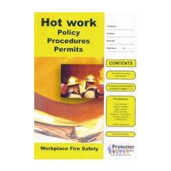 Hot Work Policy Procedures Book From Protector - P010