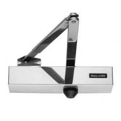 Briton 2130BDC Fire Door Closer Overhead Size 2 - 6 Delayed Action Back Checked - Silver Finish