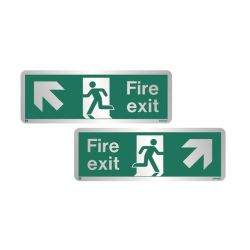 Stainless Steel Fire Exit Signs