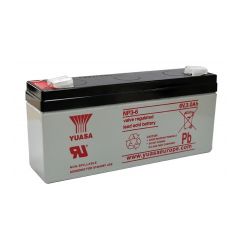 Yuasa NP3-6 Battery - 3Ah 6V Sealed Lead Acid Battery