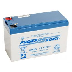Powersonic PS1270 7Ah 12V Sealed Lead Acid Battery (SLA) PS-1270