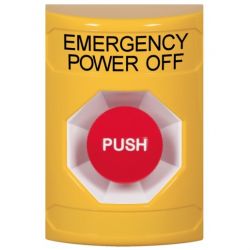 STI Stopper Station Emergency Power Off Push Button - Yellow - SS2204PO-EN