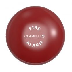 Vimpex ClamBell 230V AC 6" Fire Alarm Bell - Weatherproof - Red - CBE6-RW-230-EN